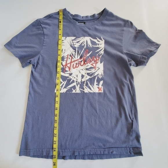1422 * Hurley Palm Tree Graphic Tee Blue Size S - Picture 9 of 11